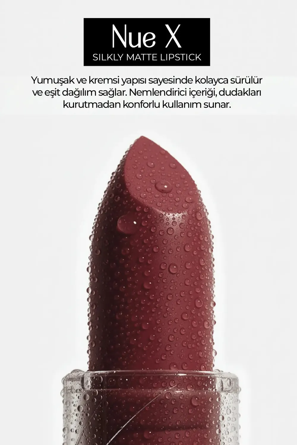 Newwell Nue X Silkly rouge lèvres mat Wine Red 06