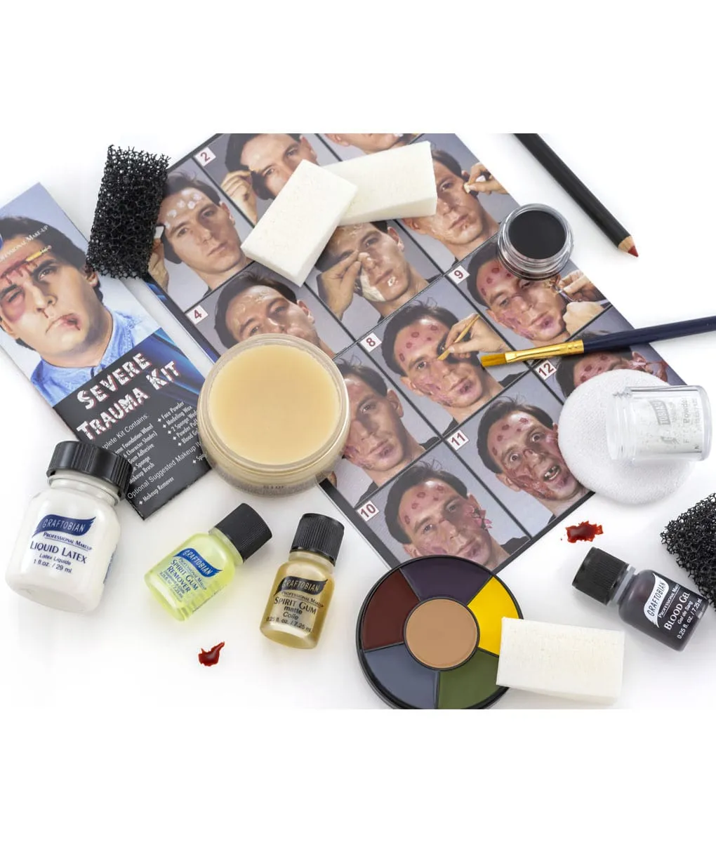 Graftobian Deluxe Severe Trauma Kit maquillage effets spéciaux complet