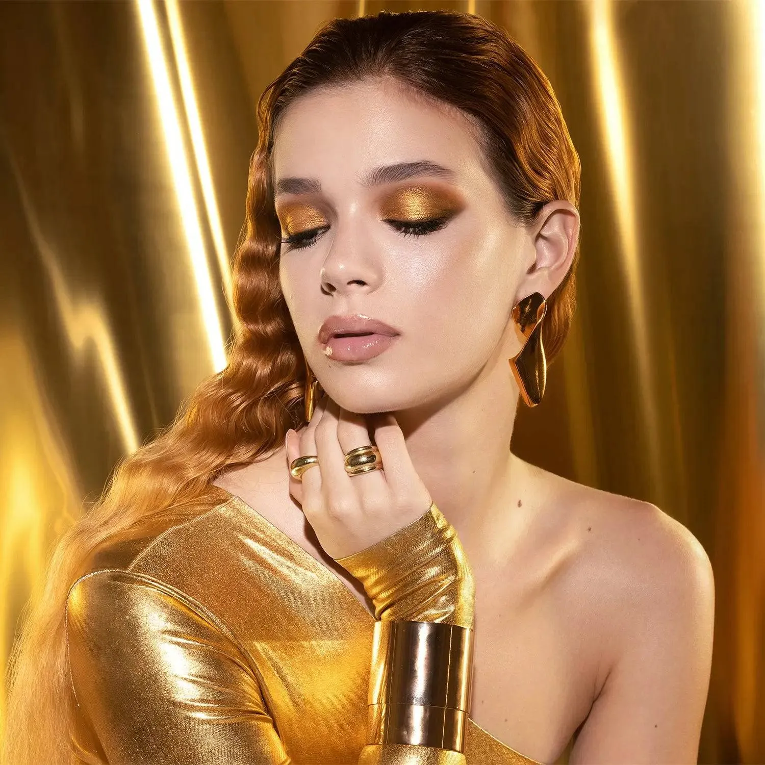 Natasha Denona Golden palette fards à paupières 15 fards dorés
