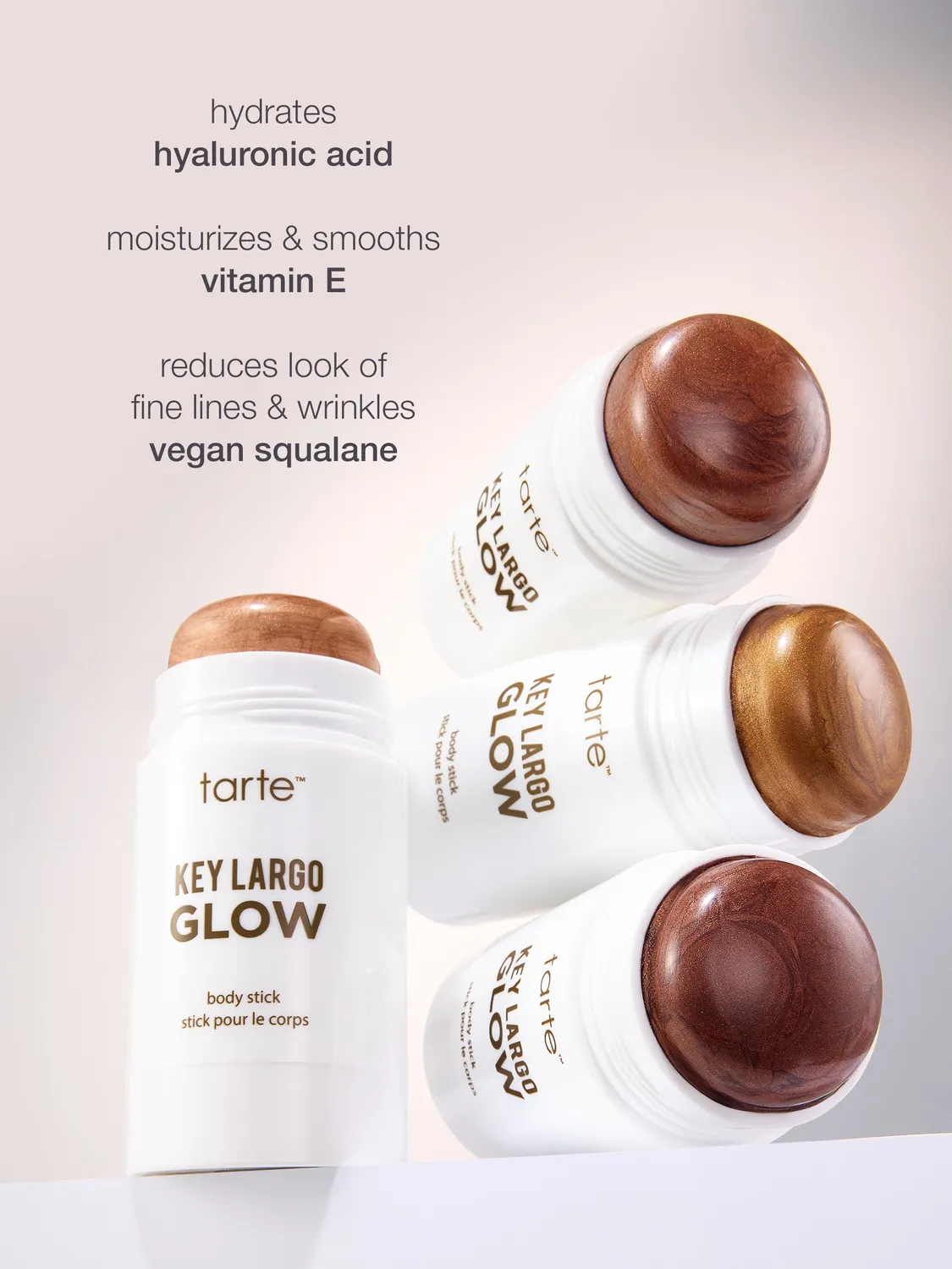 Tarte Key Largo Glow stick corps bronzant + pinceau