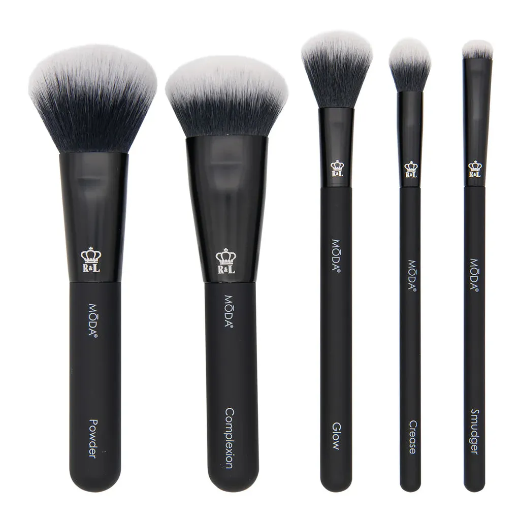 Graftobian Moda Total Face set 5 pinceaux vegan voyage