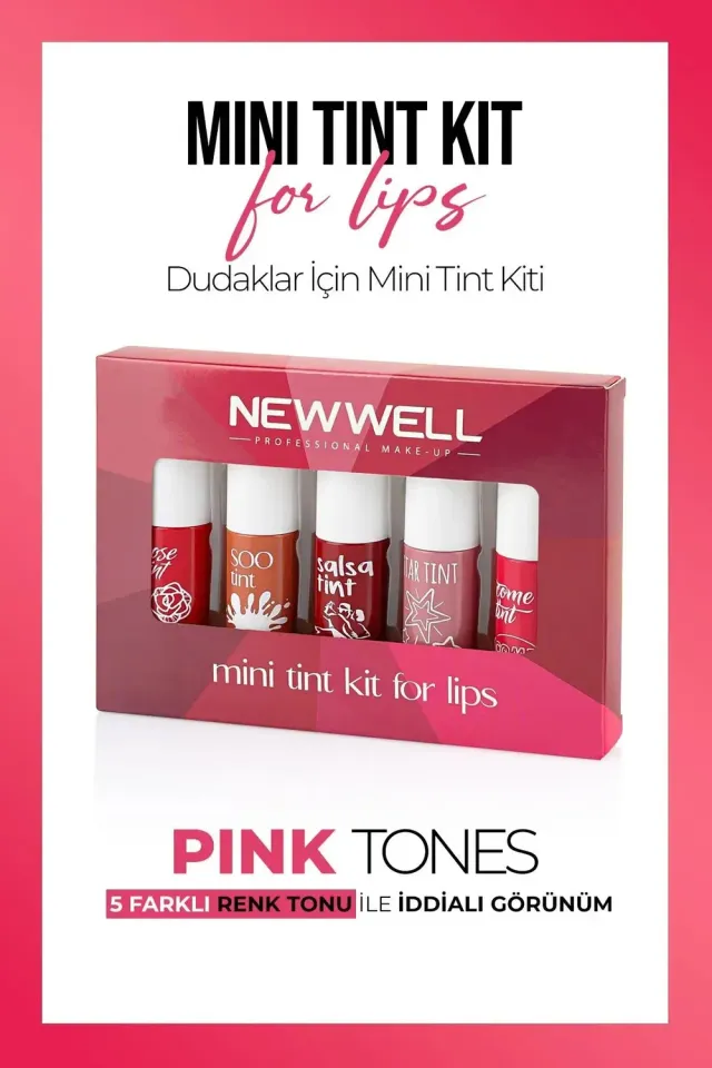 New Well Mini Tint Kit Lèvres mat multi-teintes