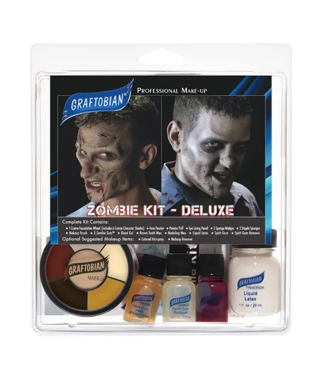Graftobian Deluxe Zombie kit maquillage Halloween complet