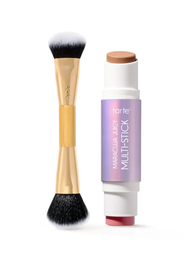 Tarte Maracuja Juicy multi-stick blush bronzer + pinceau multi