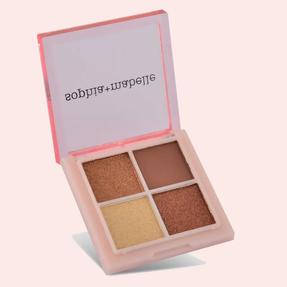 sophia+mabelle Cleopatra palette fards à paupières 4 neutres marrons