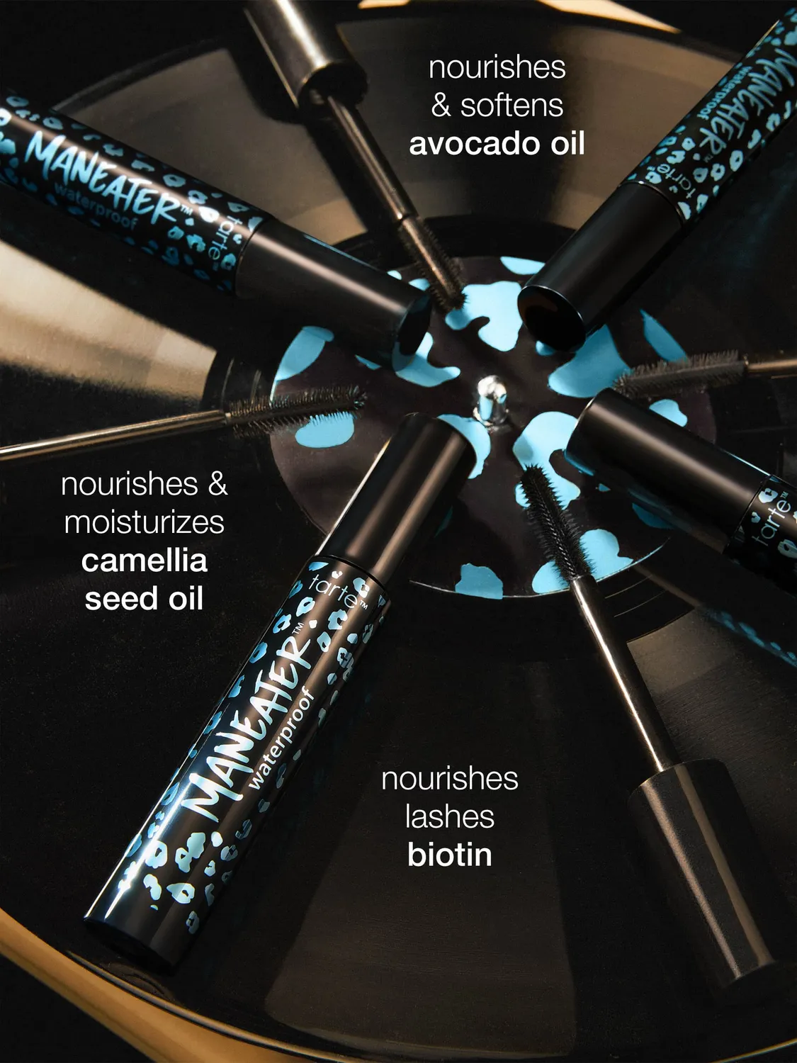 Tarte Maneater mascara waterproof noir format voyage volume