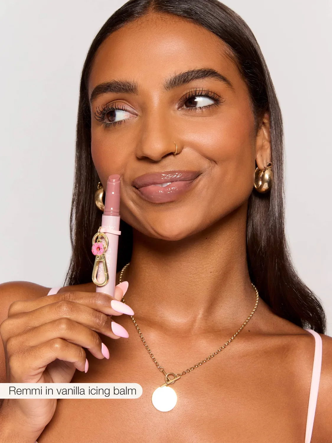 Tarte Maracuja Juicy Loop porte-clés donut rose