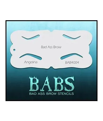 Graftobian Bad Ass Brow Stencils pochoirs sourcils Angelina