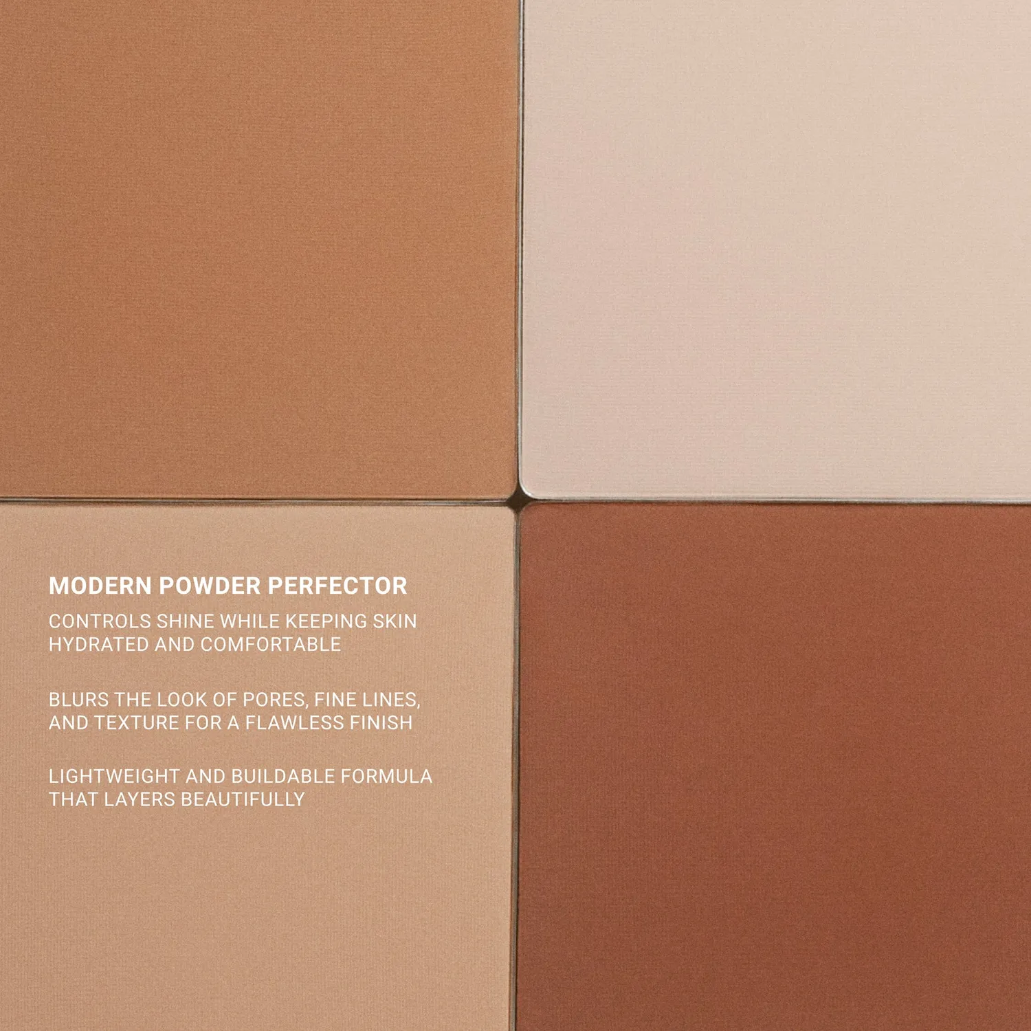 Vieve Modern Powder Perfector poudre visage Deep fini mat