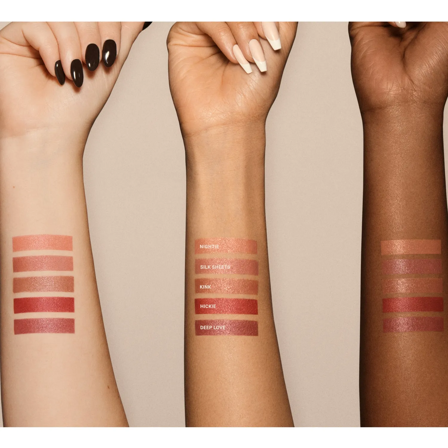 Vieve Satin Slip rouge à lèvres satiné teinte Deep Love