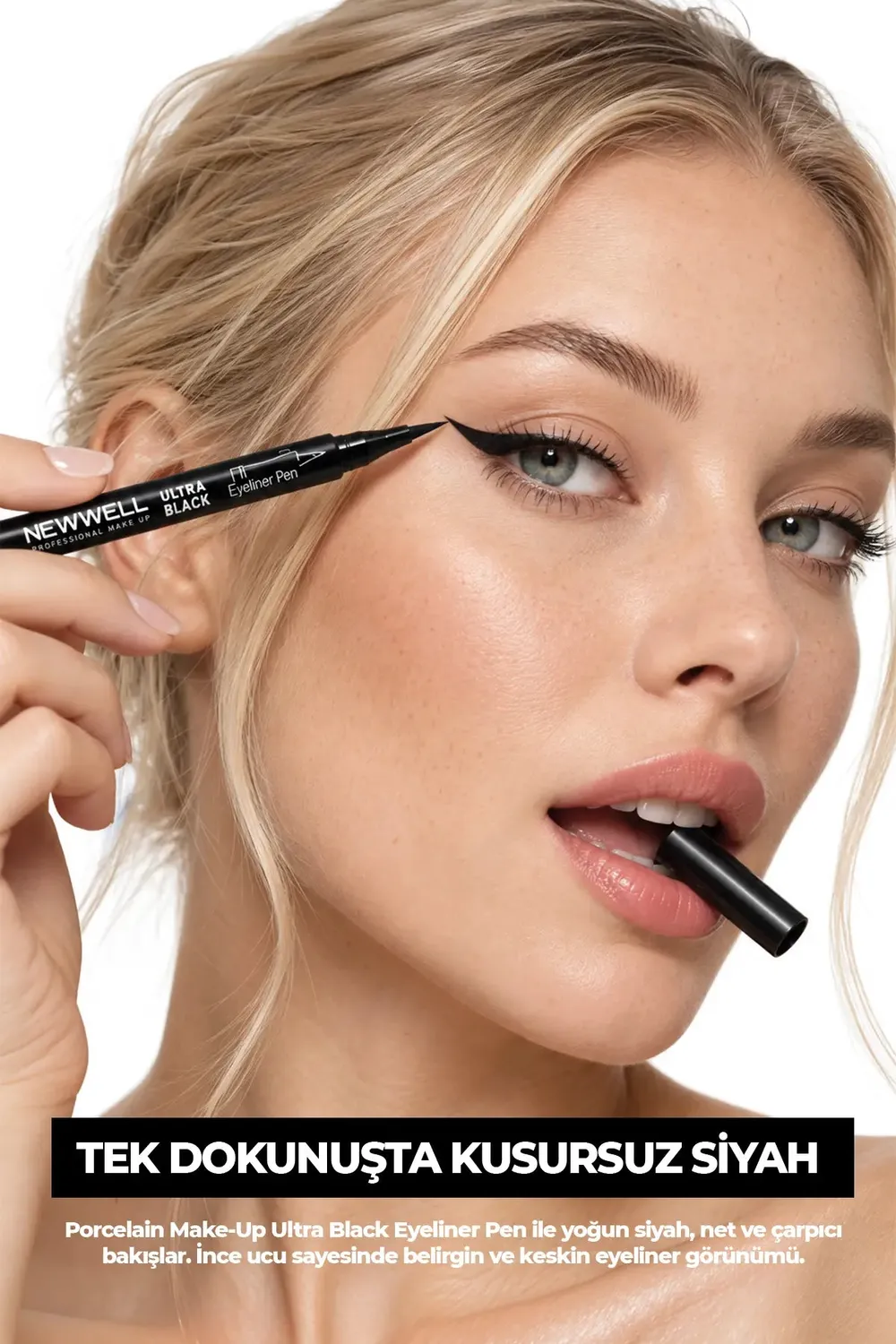 New Well Ultra Black eyeliner feutre noir mat