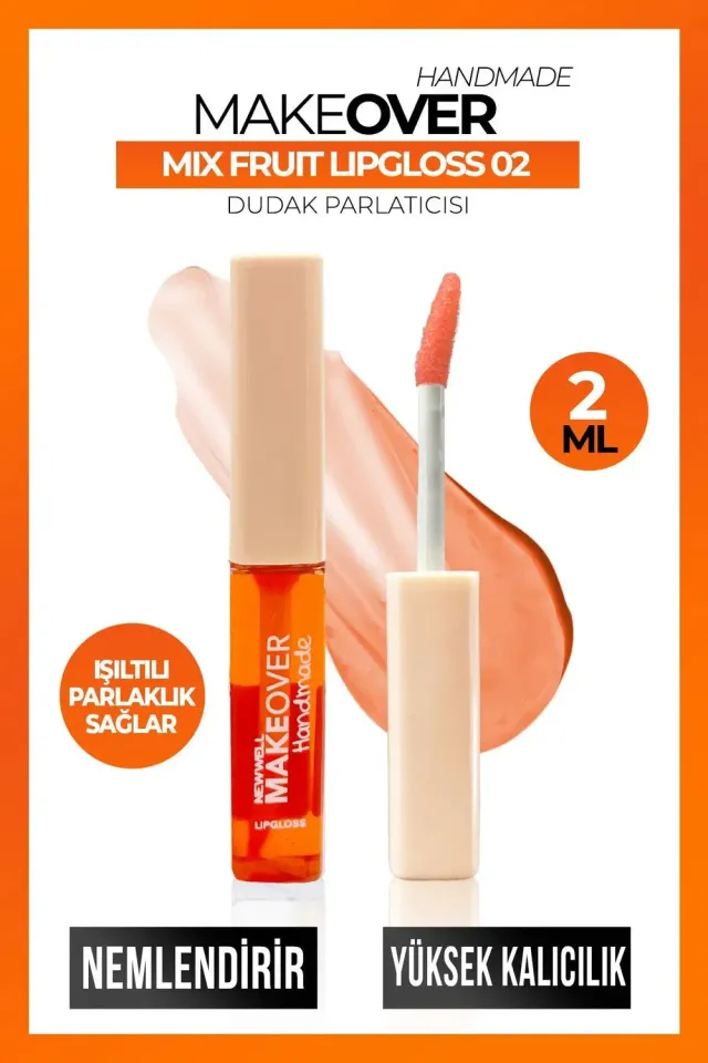 New Well Makeover gloss lèvres fruits 02 hydratant brillant