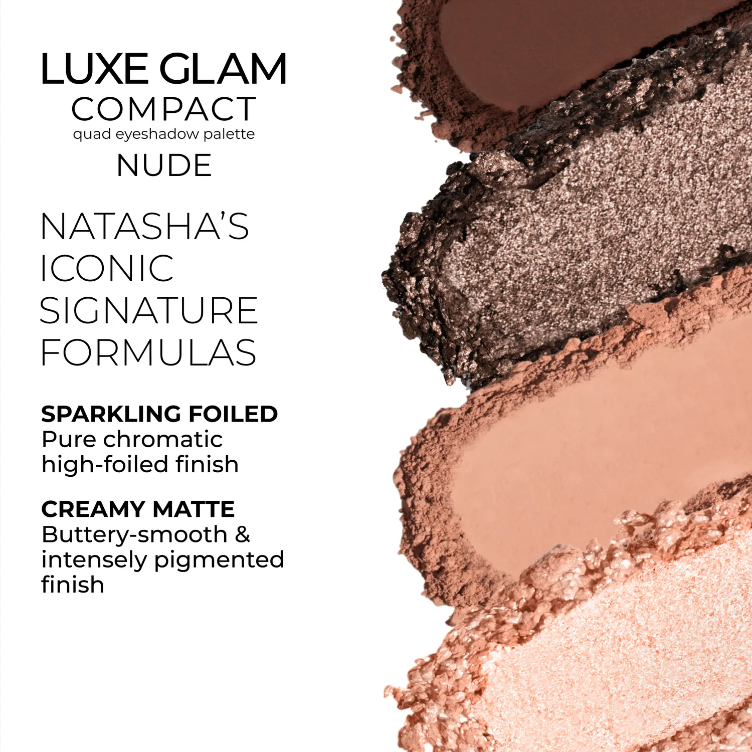 Natasha Denona Luxe Glam Palette Fards Nude 7,8g