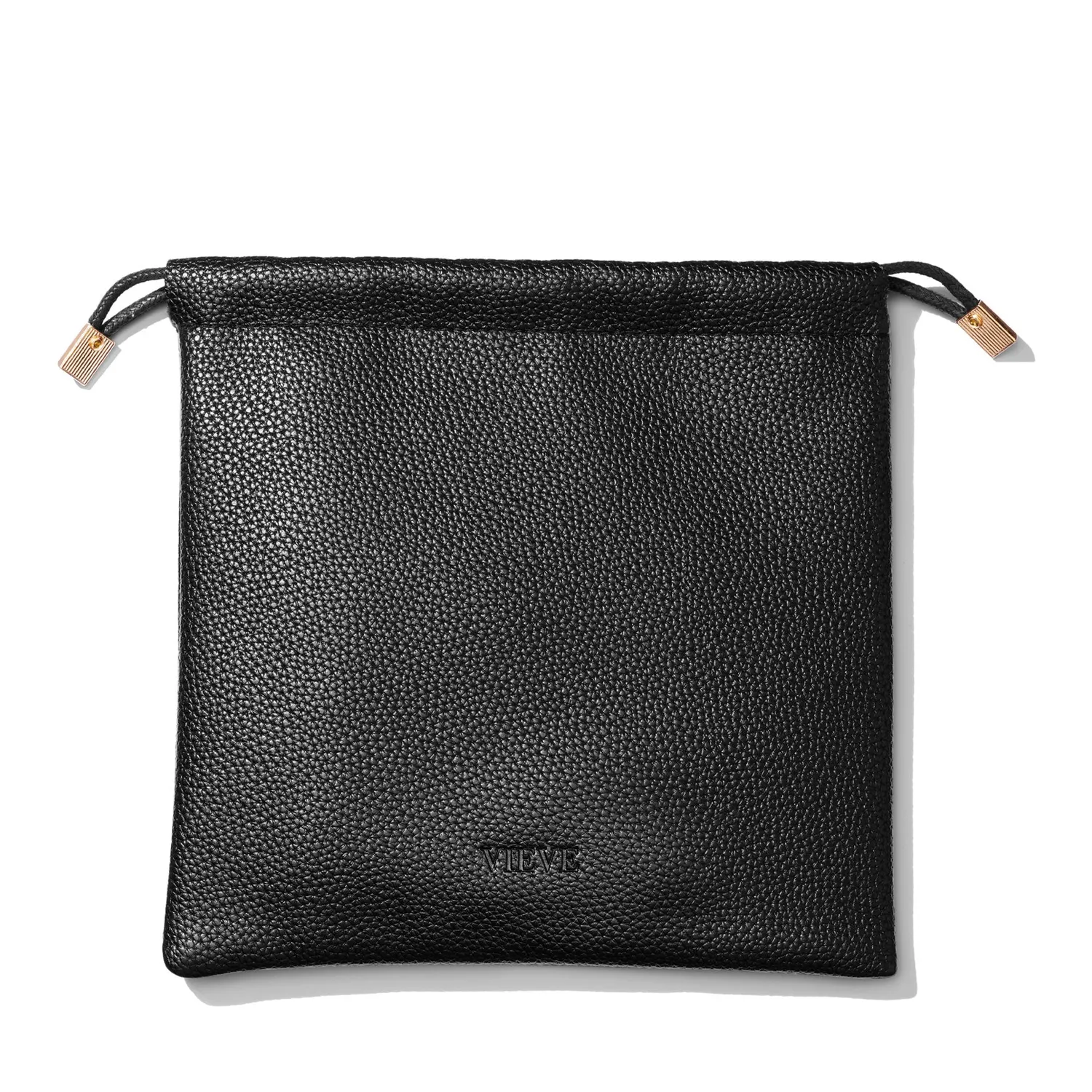 Vieve Drawstring Bag pochette cordon 20 cm noire