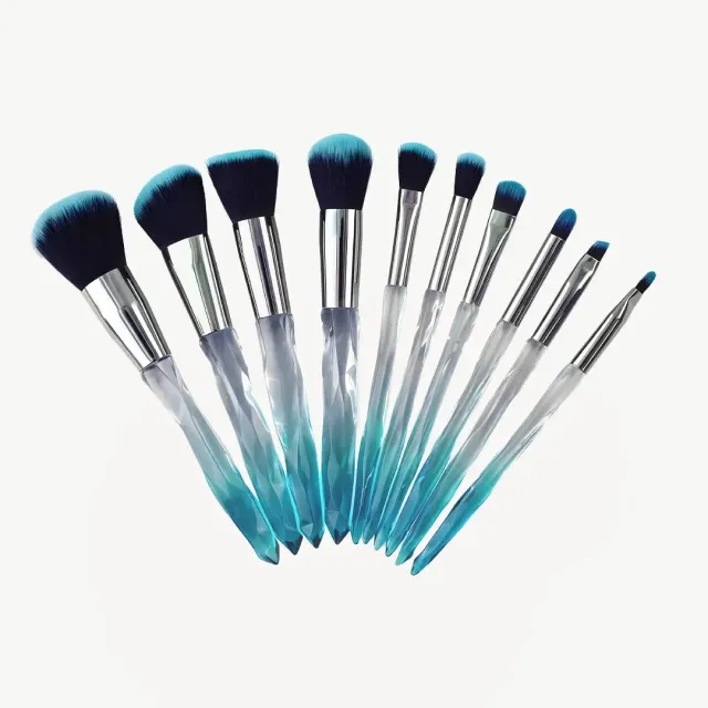 Newwell Crystal set 10 pinceaux maquillage pro