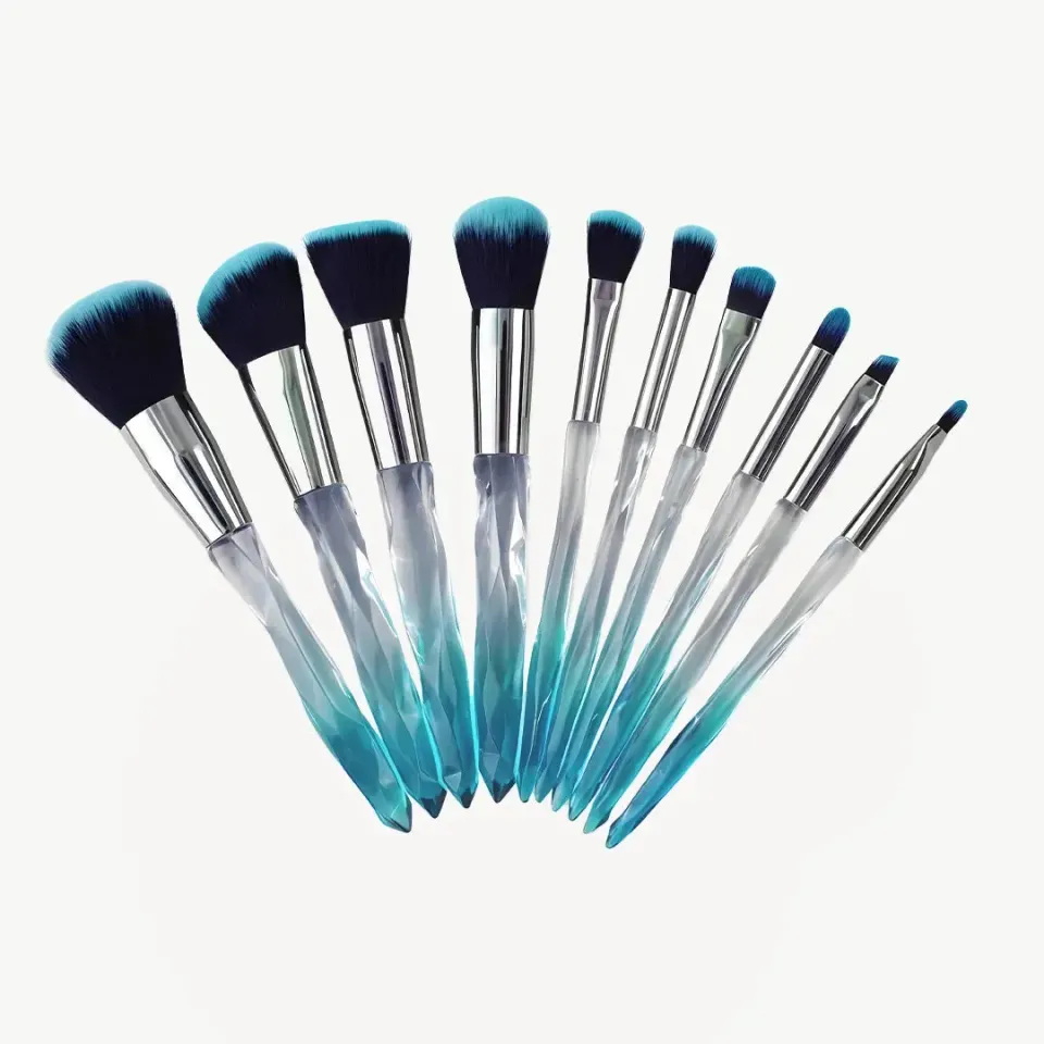 Newwell Crystal set 10 pinceaux maquillage pro