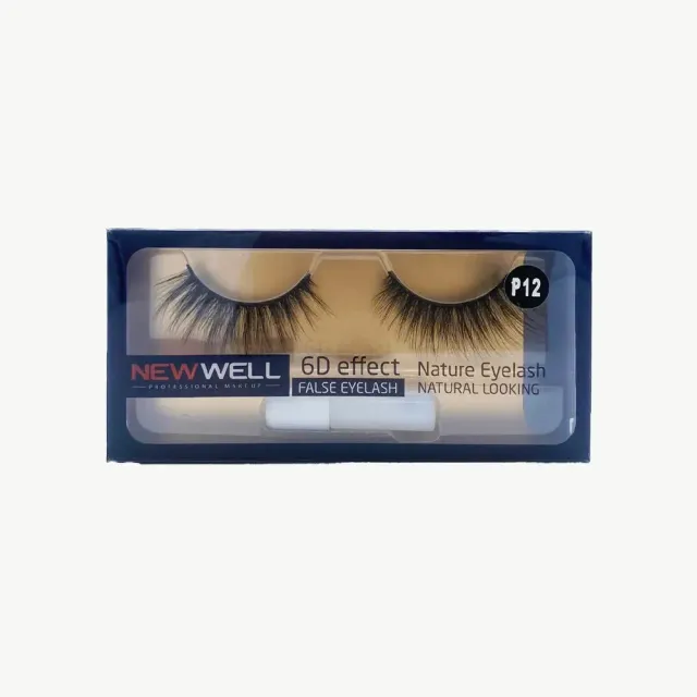 New Well 6D Effect faux cils P12 volume naturel