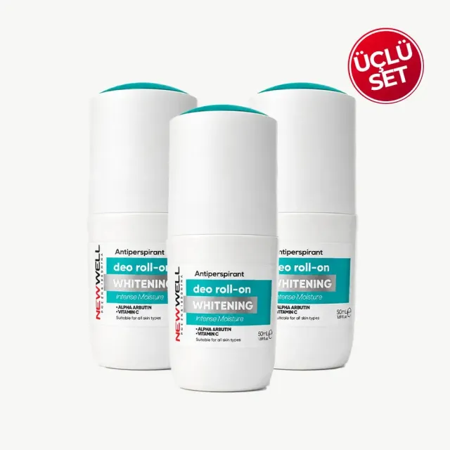 New Well déo roll-on antitranspirant 50ml lot 3 éclat