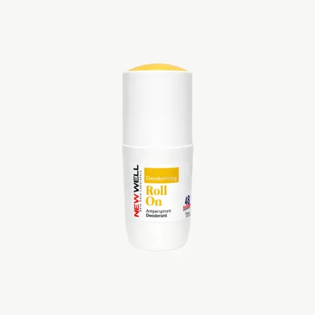New Well déodorant roll-on jaune anti-transpirant 75 ml 48h