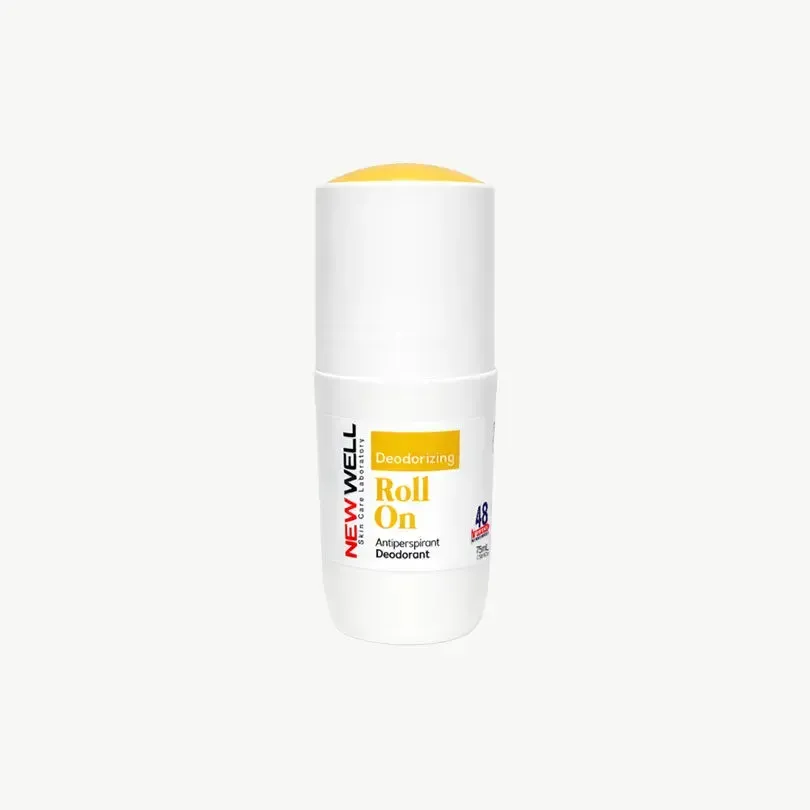 New Well déodorant roll-on jaune anti-transpirant 75 ml 48h