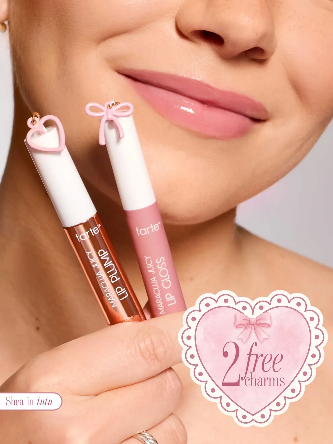Tarte Say Less Maracuja duo gloss lèvres multi hydratant