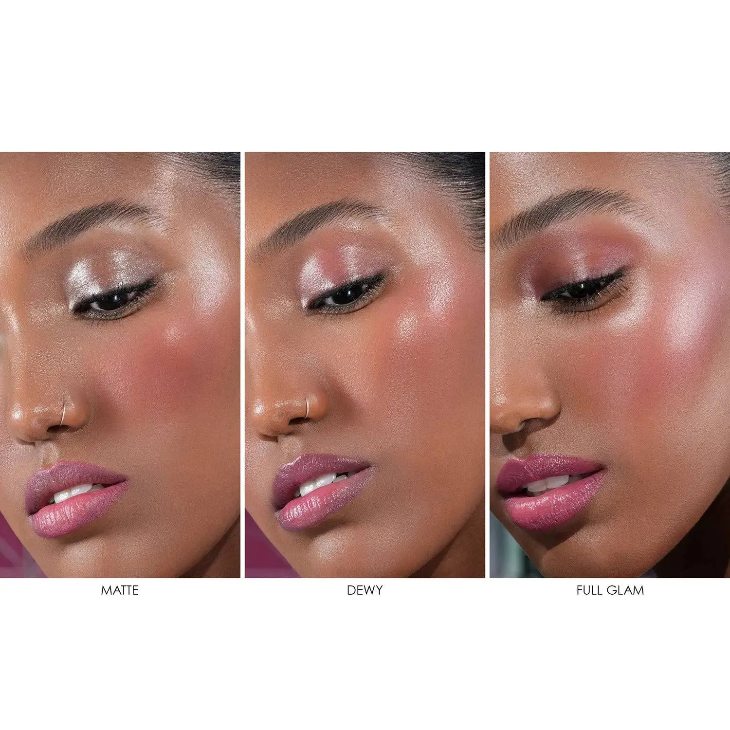 Natasha Denona Berry Pop trio blush highlighter cranberry lumineux