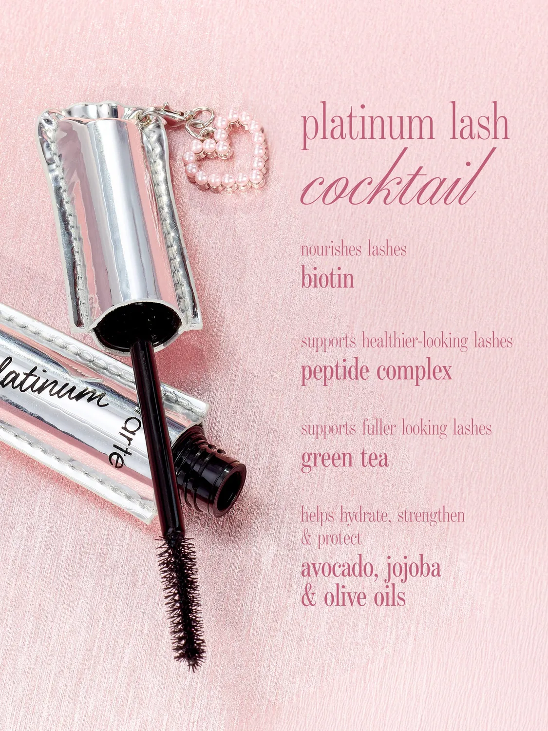 Tarte Lights Camera Lashes Platinum mascara sérum charme