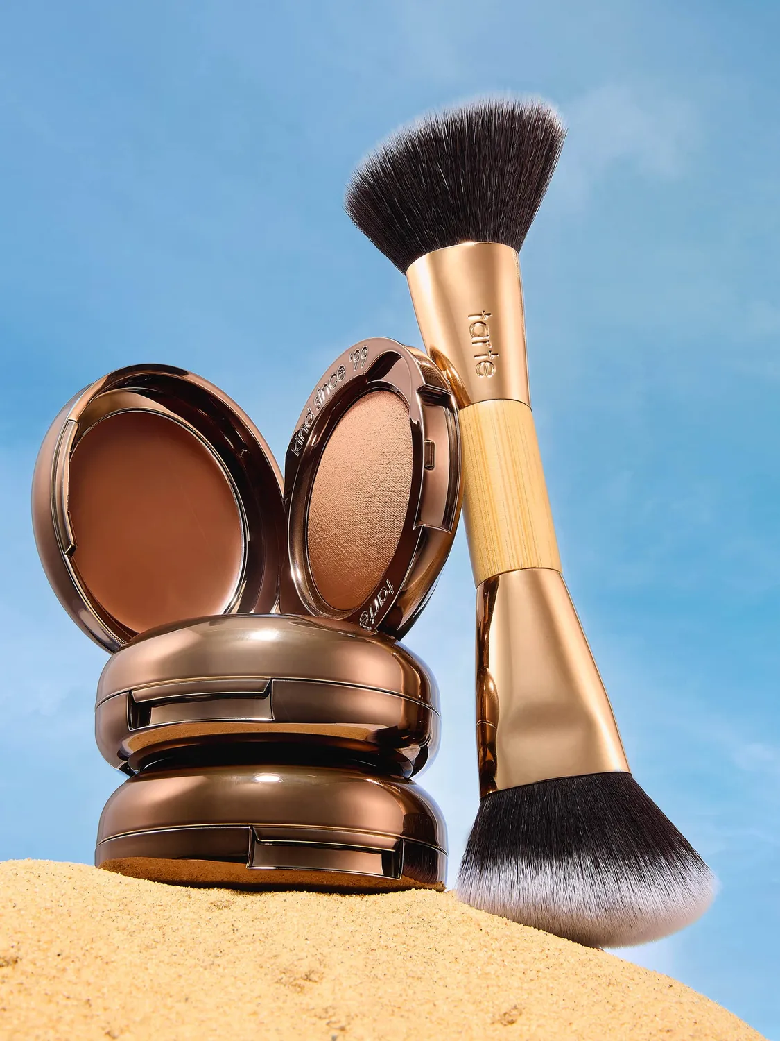 Tarte Macaron Sculpt & Bronze duo bronzer multi vegan