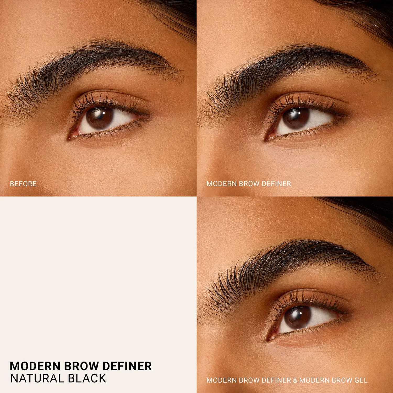 Vieve Modern Brow Definer crayon sourcils noir naturel mat 1mm