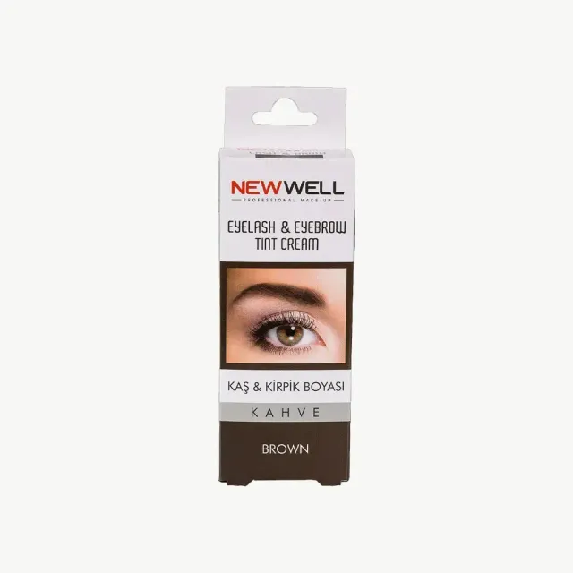 New Well teinture sourcils et cils marron longue tenue