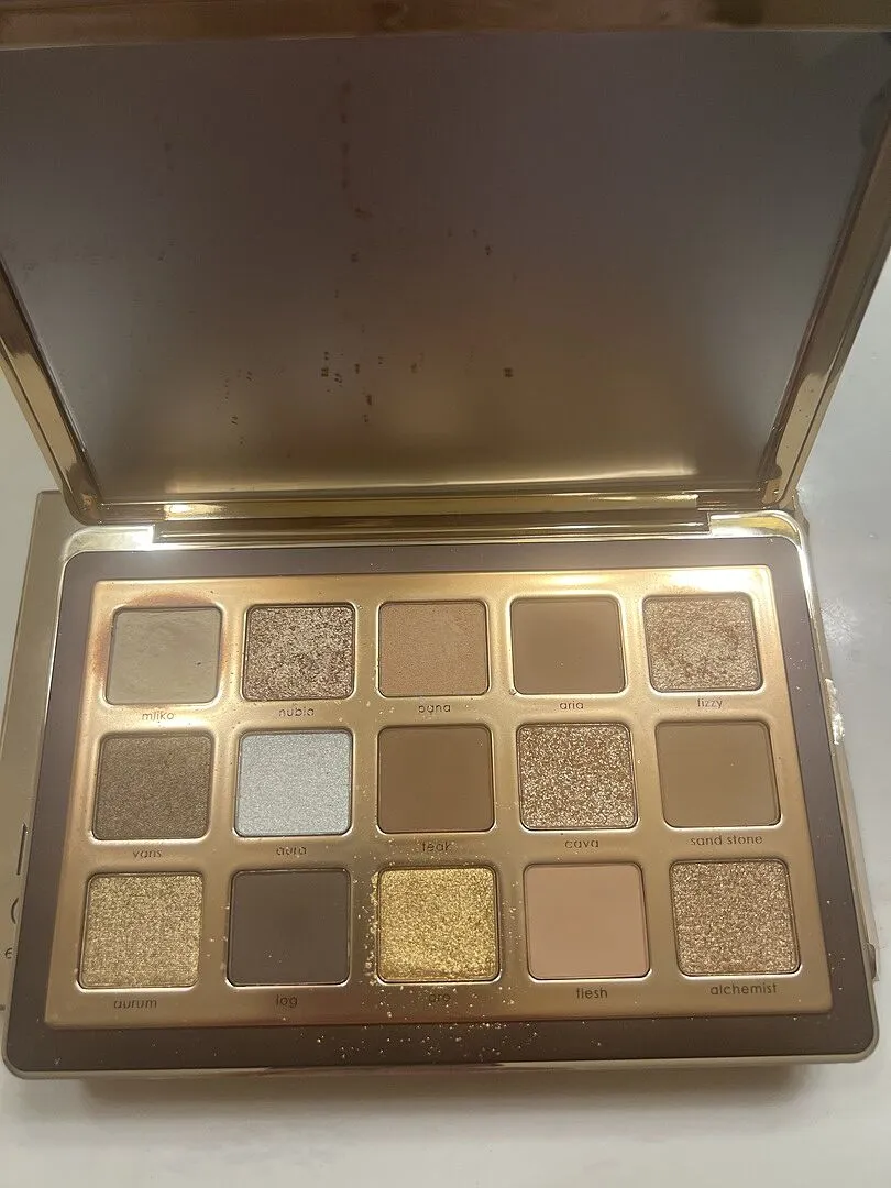 Natasha Denona Golden palette fards à paupières 15 fards dorés