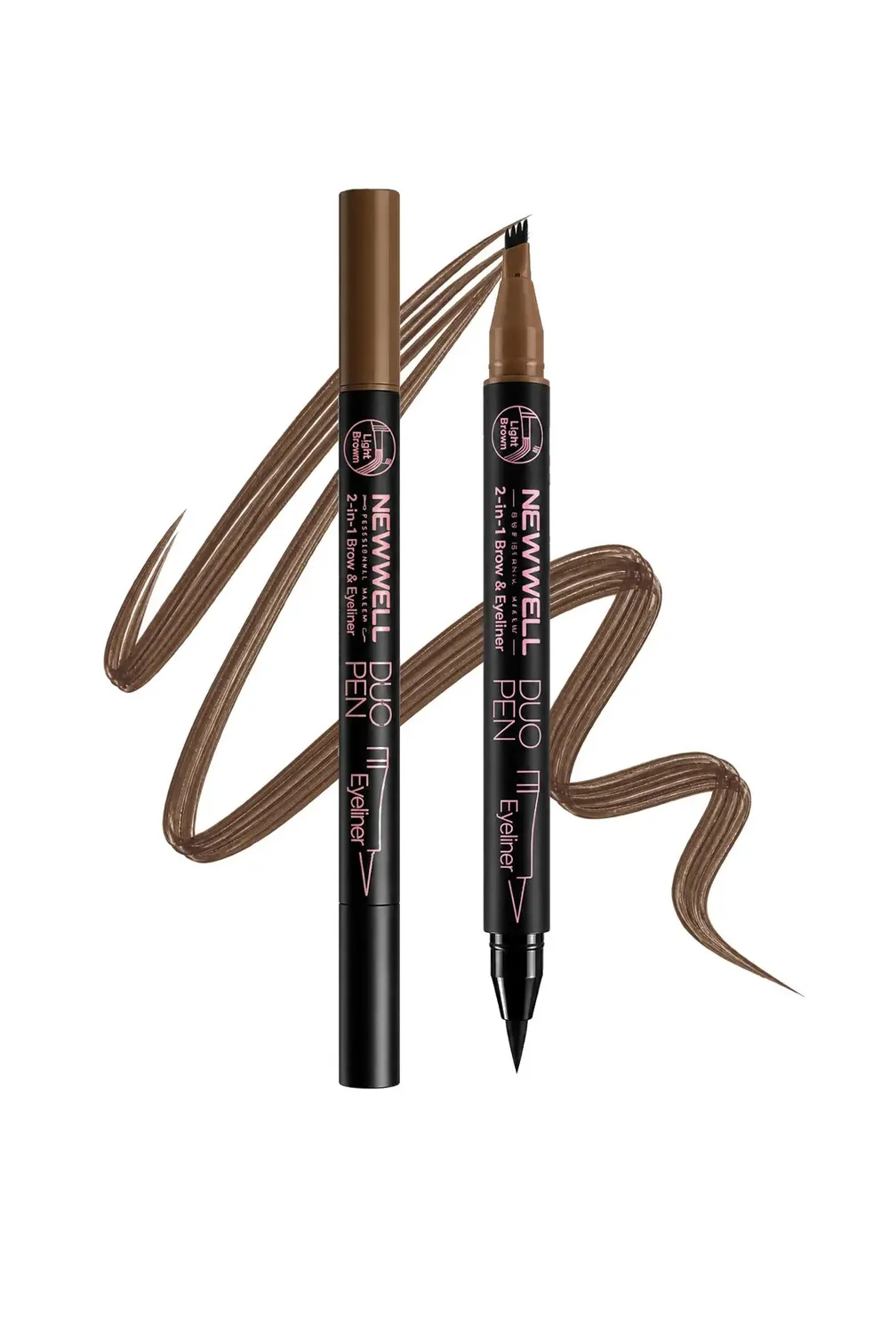Newwell Duo Pen 2-en-1 sourcils eyeliner 03 brun clair 2 ml