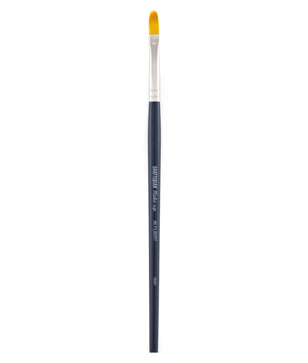 Graftobian #6 Filbert Brush pinceau langue de chat détails
