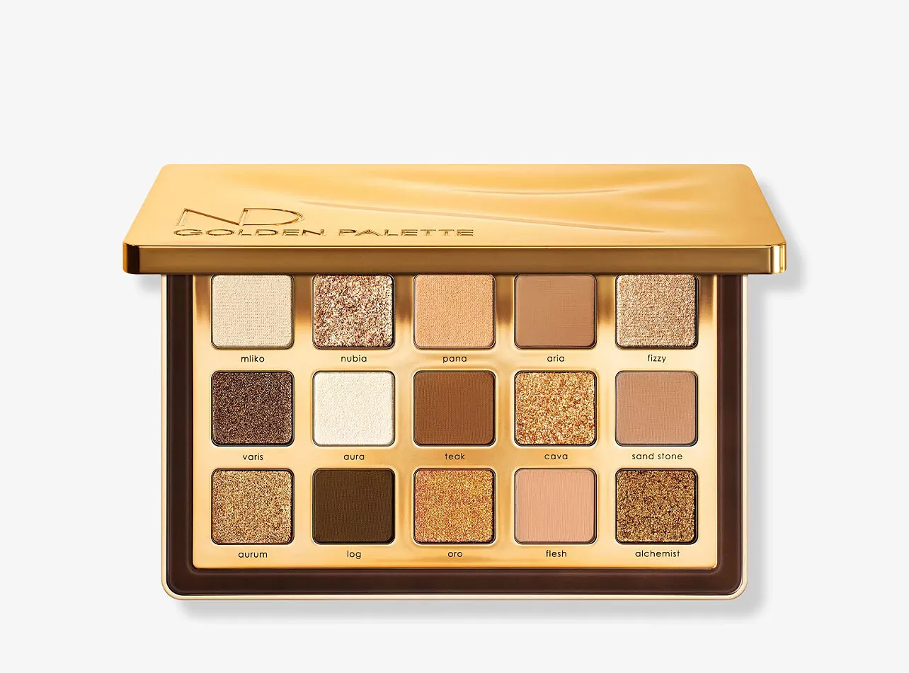 Natasha Denona Golden palette fards à paupières 15 fards dorés