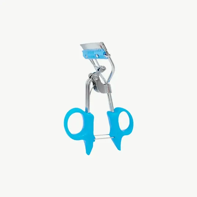 New Well recourbe-cils bleu argent professionnel
