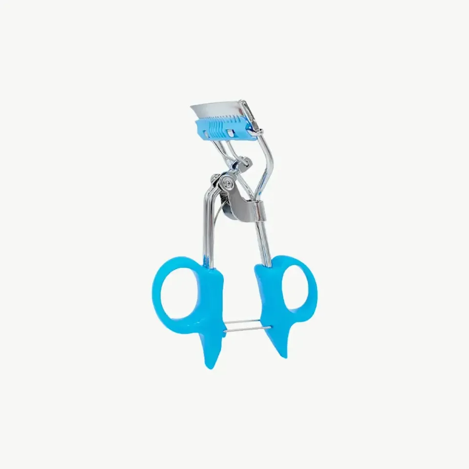 New Well recourbe-cils bleu argent professionnel