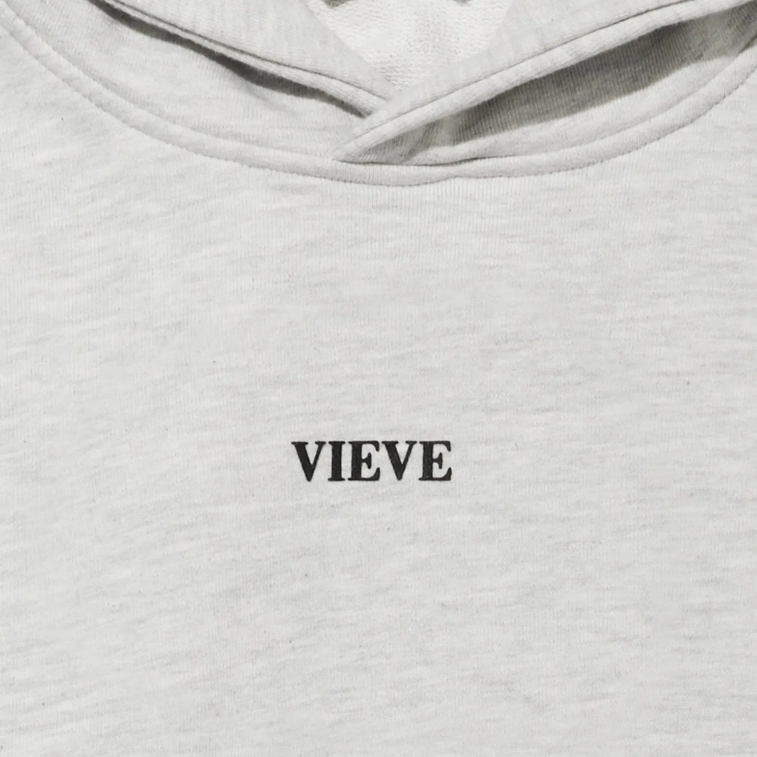 Vieve Gratitude Attitude hoodie sweat gris clair