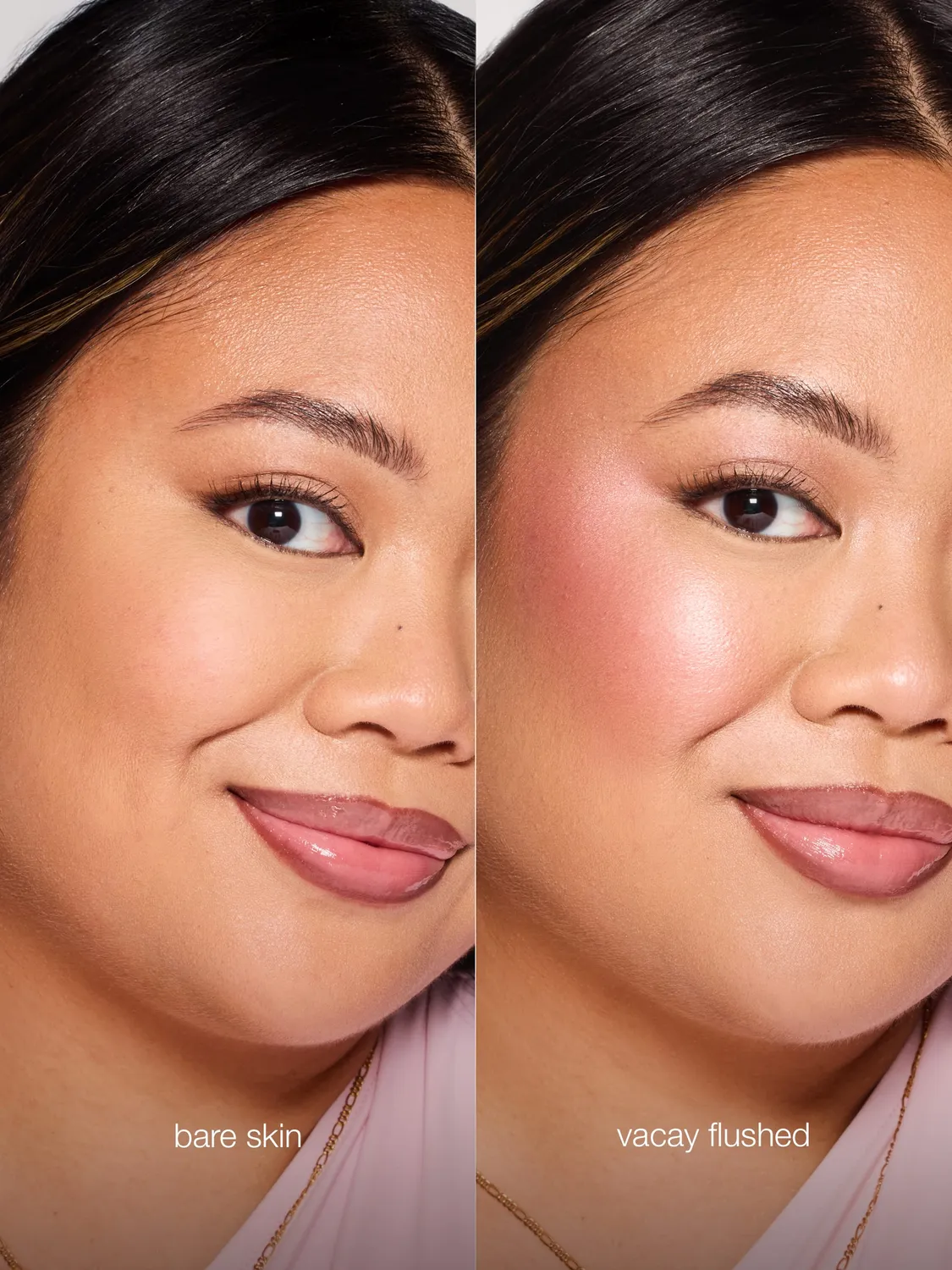 Tarte Vacay Flush palette blush trio effet soleil vegan