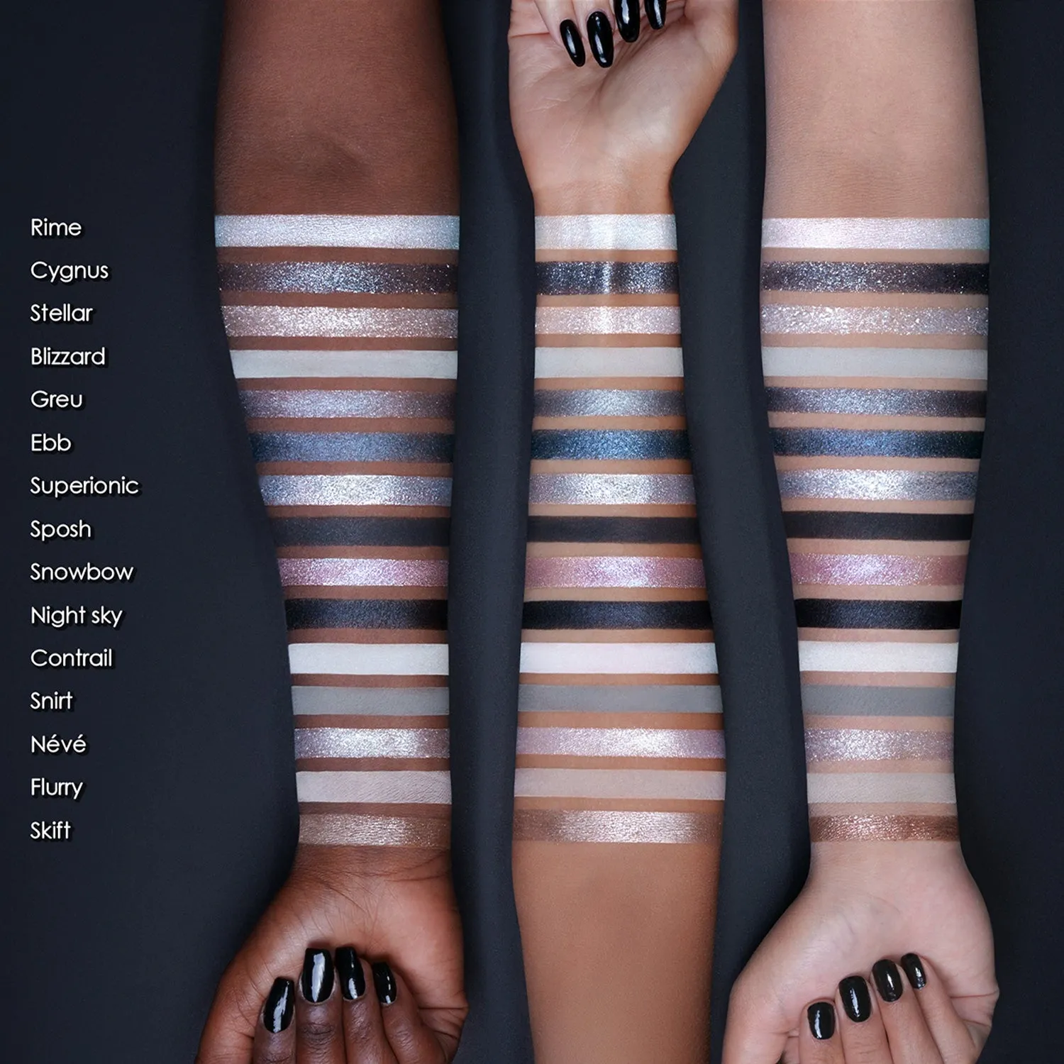 Natasha Denona Xenon palette fards à paupières 15 fards smoky