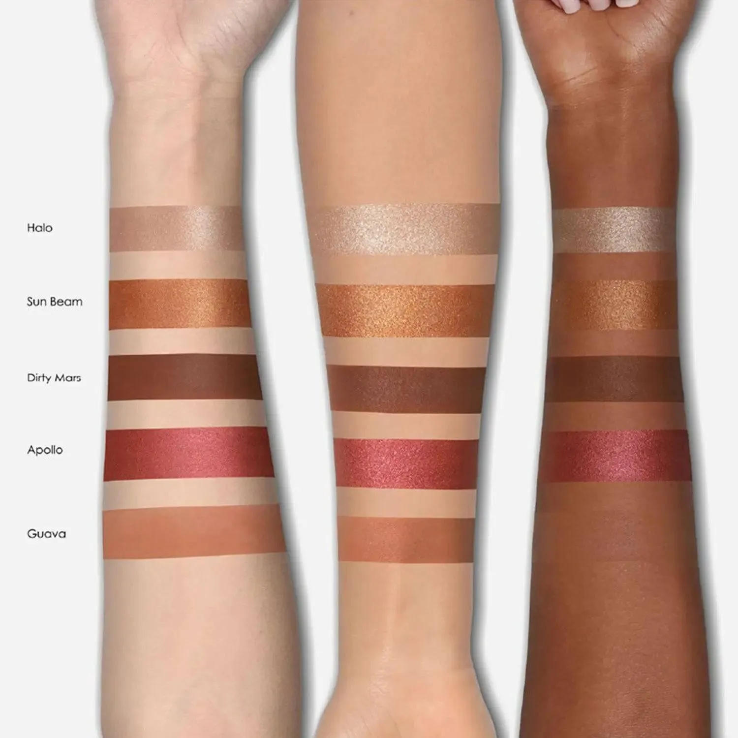 Natasha Denona Mini Sunset palette fards 5 teintes cuivrées