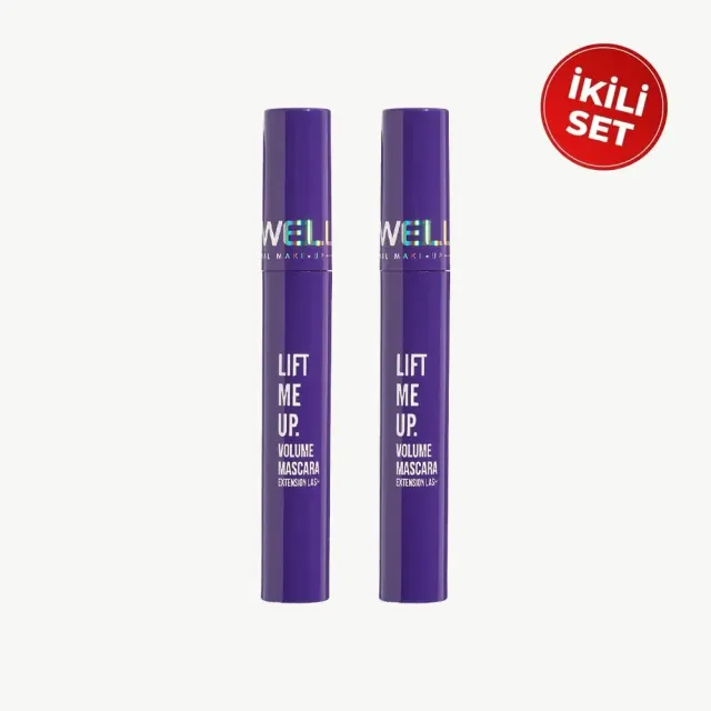 New Well Lift Me Up mascara volume noir 2x8 ml