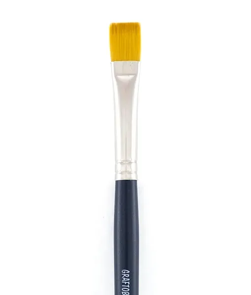 Graftobian #10 Flat pinceau face paint plat 3/8 synthétique