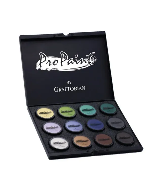 Graftobian ProPaint Box 3 peinture corps 12 teintes FX