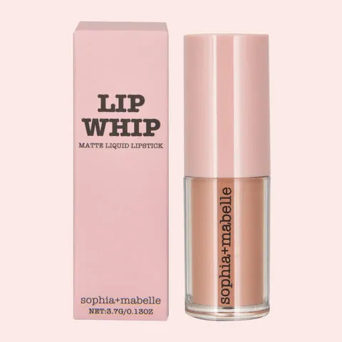 sophia+mabelle Lip Whip Nude Heels rouge liquide mat