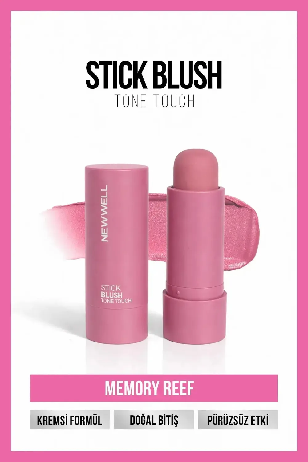 New Well Stick Blush 03 Memory Reef corail