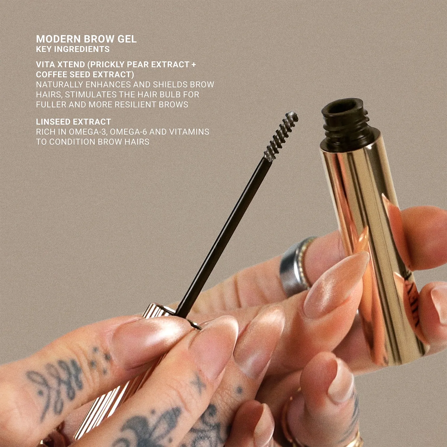 Vieve Modern Brow gel sourcils transparent longue tenue