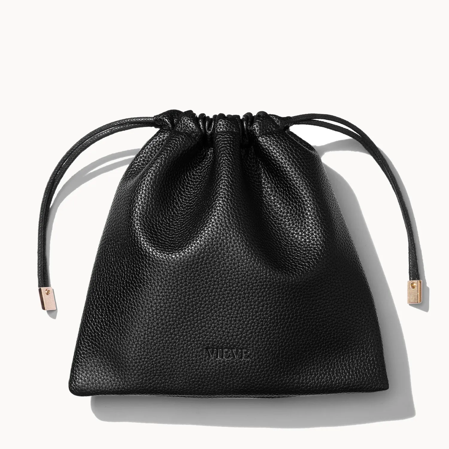 Vieve Drawstring Bag pochette cordon 20 cm noire