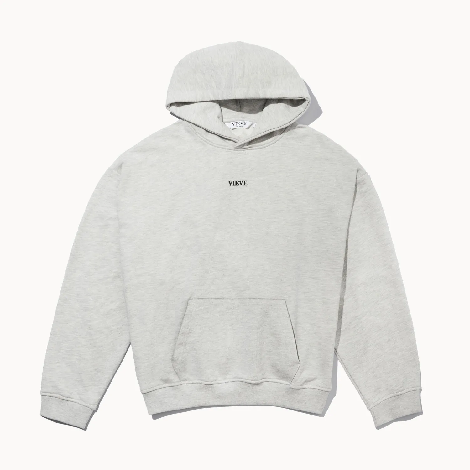 Vieve Gratitude Attitude hoodie sweat gris clair