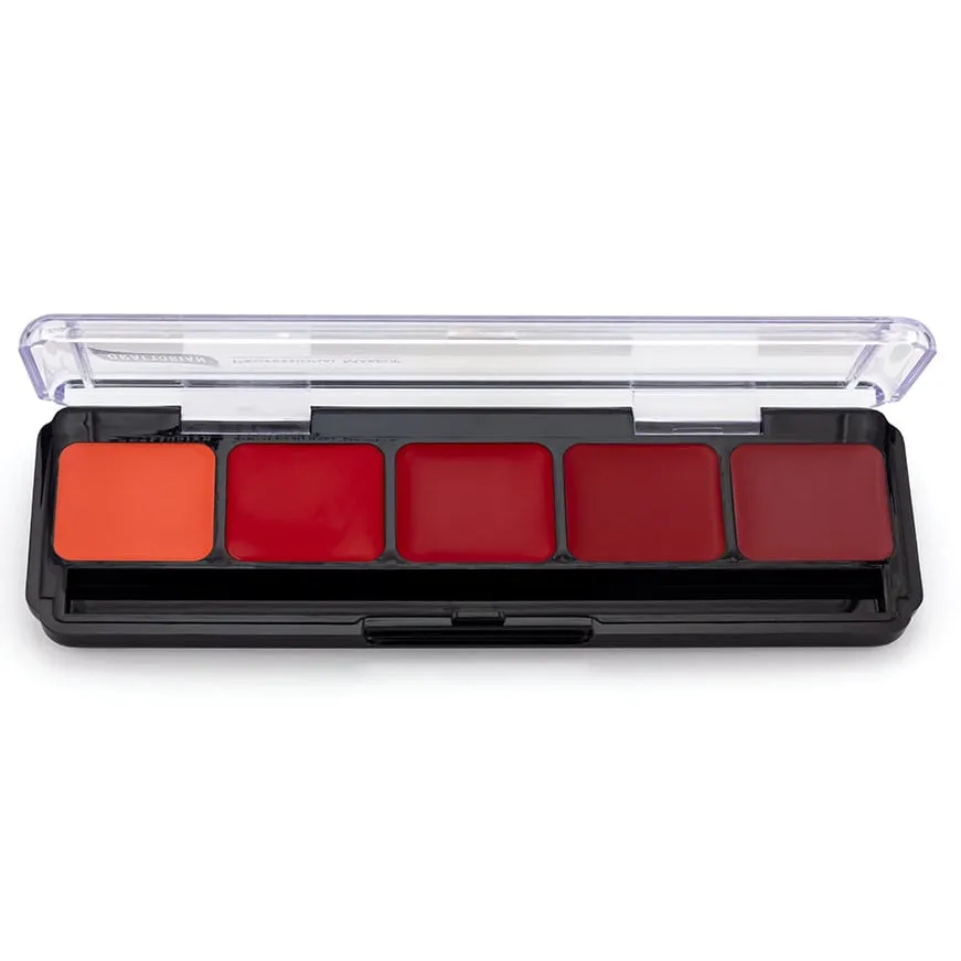Graftobian Pro Lip Color palette lèvres 5 teintes semi-mat