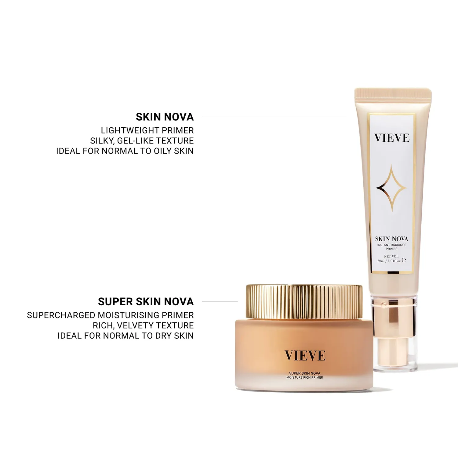 Vieve Super Skin Nova base éclat hydratante 48h